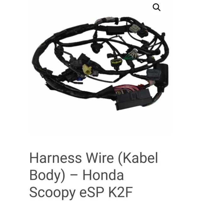 kabel boi soket full kabel body k2f new scoopy terbaru 2021 2022