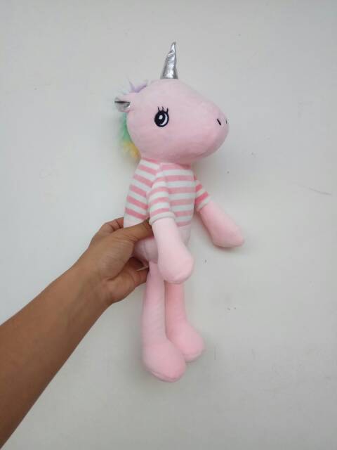 Boneka soft unicorn impor lembut 25cm boneka souvenir wedding kantor office kado ultah kuda