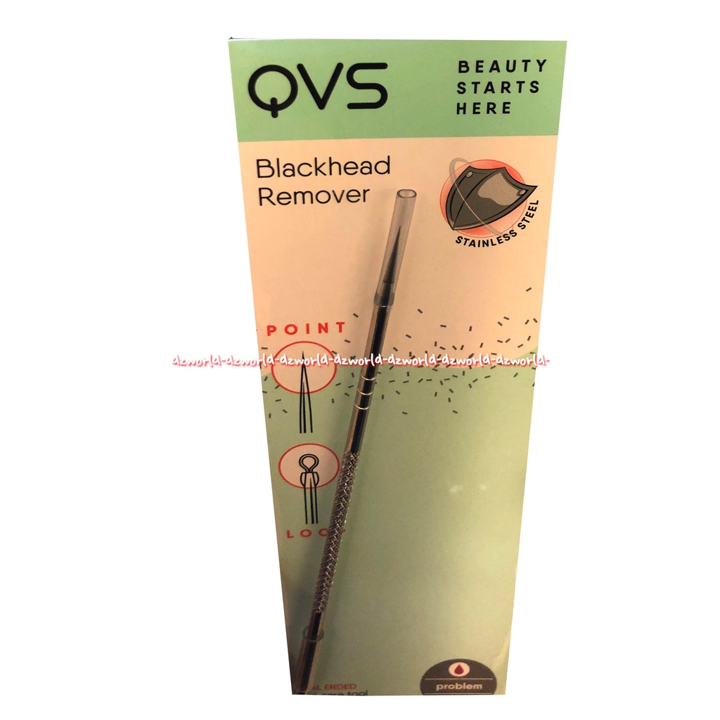 QVS Blackhead Remover Alat Untuk Pencet Komedo Stainless Steel