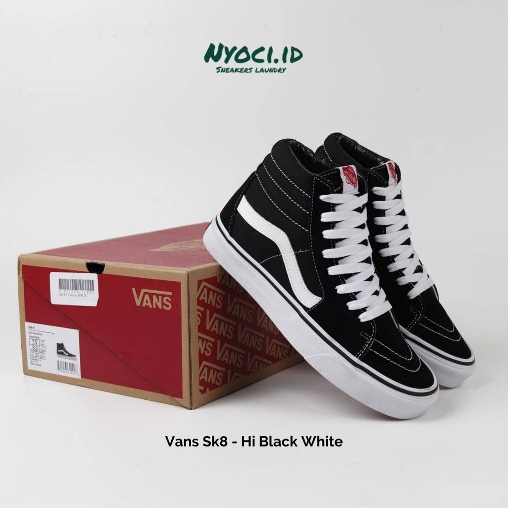 Vans Sk8 - Hi Black White