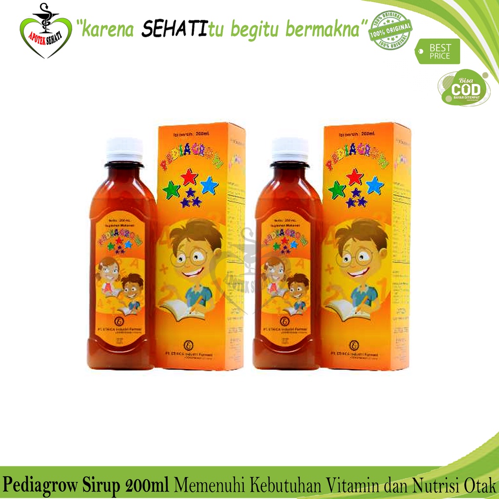 Pediagrow Sirup 200ml Vitamin Daya Tahan Tubuh