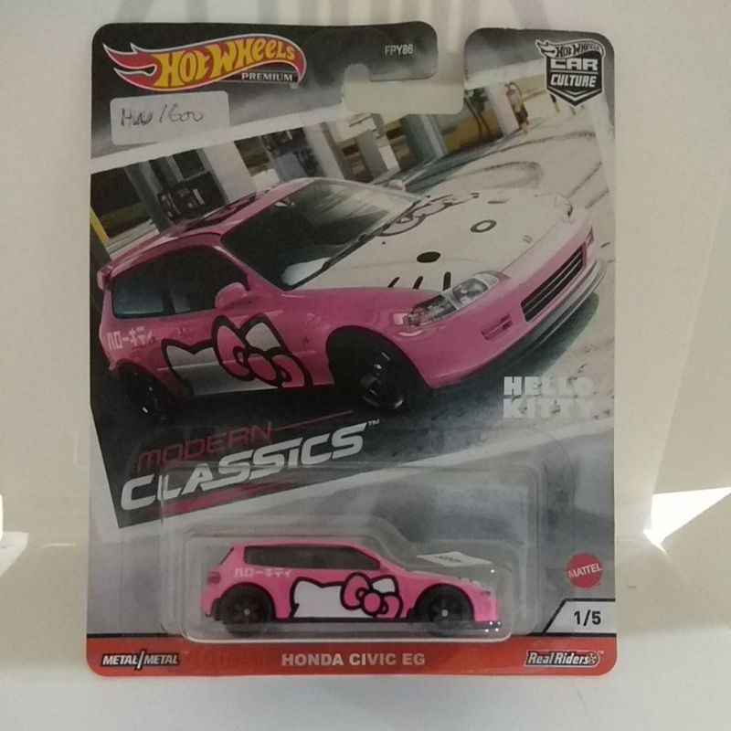 Hotwheels Honda Civic EG (Hello Kitty)