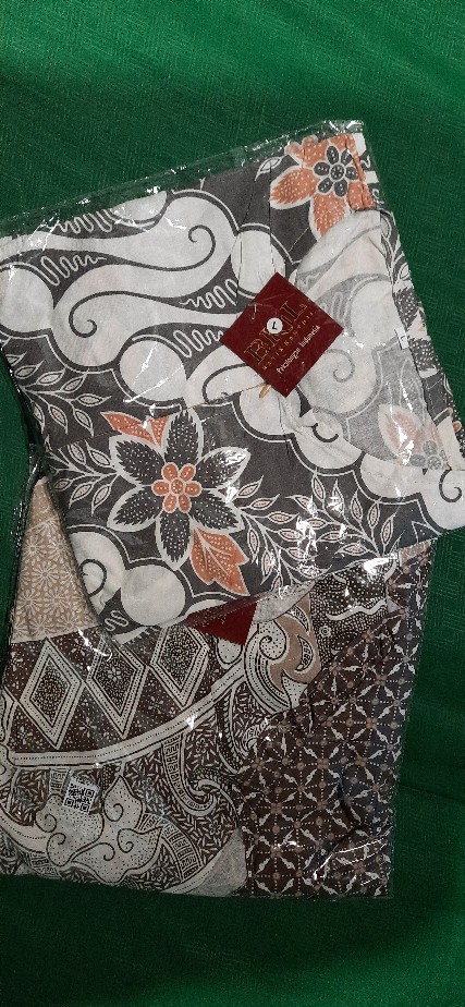 Tey-17 Batik Wanita Asj Sa Hrb026 Kenongo Kemeja Tosca Pendek