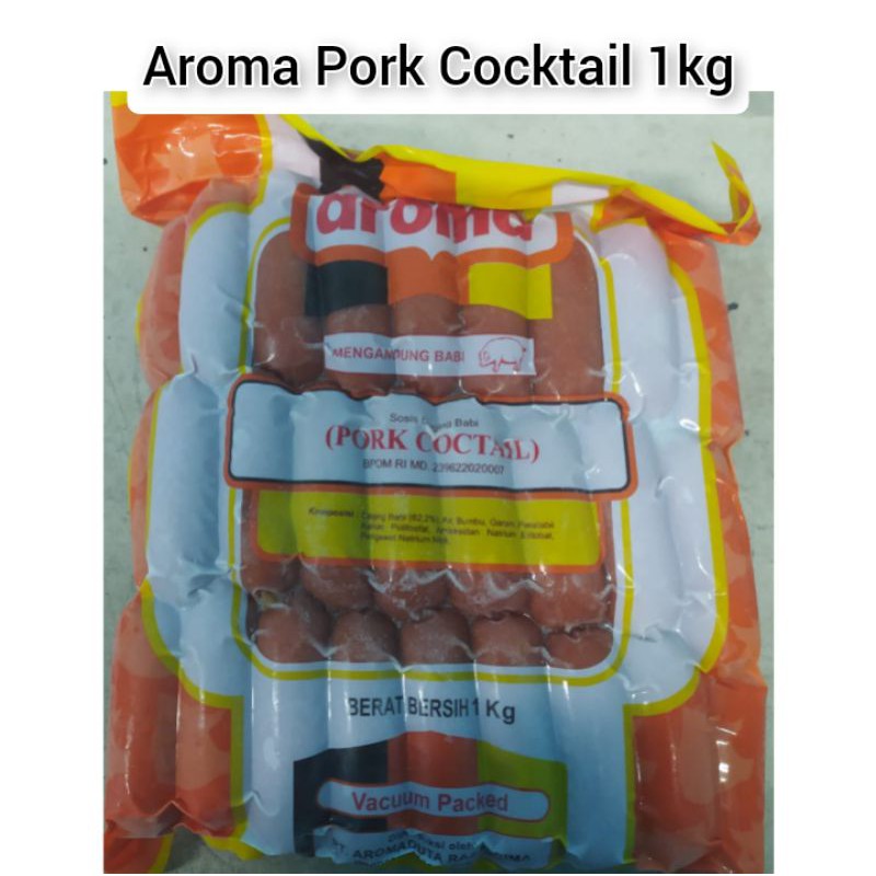 

Aroma Pork Cocktail Sosis Babi 1kg