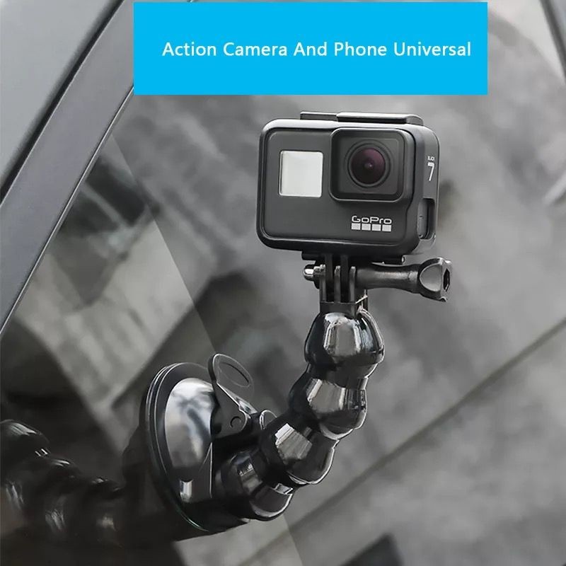 [RO ACC] NVN-CH12 PHONE HOLDER TRIPOD HP PEGANGAN HP SUCTION KACA GLASS DI MOBI