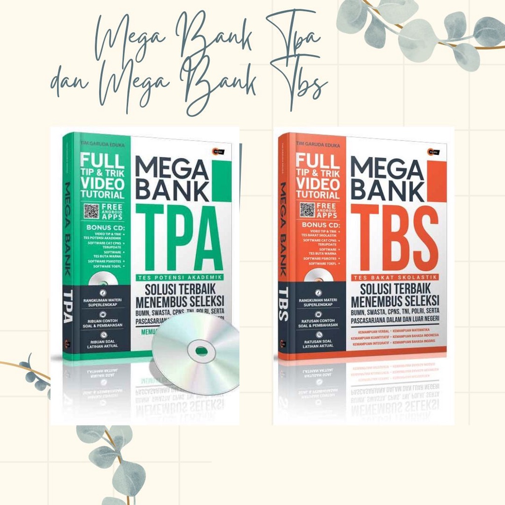 Mega Bank TPA (Tes Potensi Akademik) Dan MEGA BANK TBS