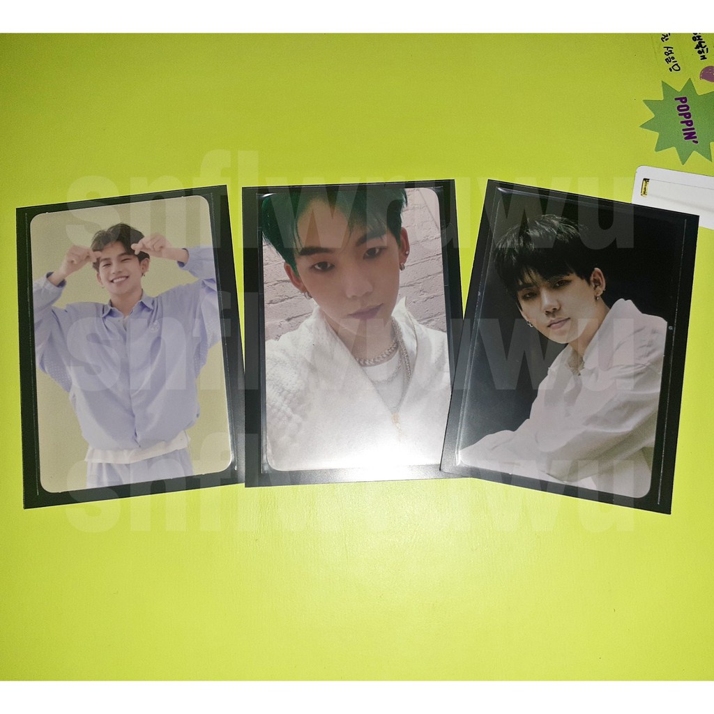 Photocard (pc) hyunsuk treasure chapter ch 1 3 ar benefit ktown (bene) black white jumatan jum'atan
