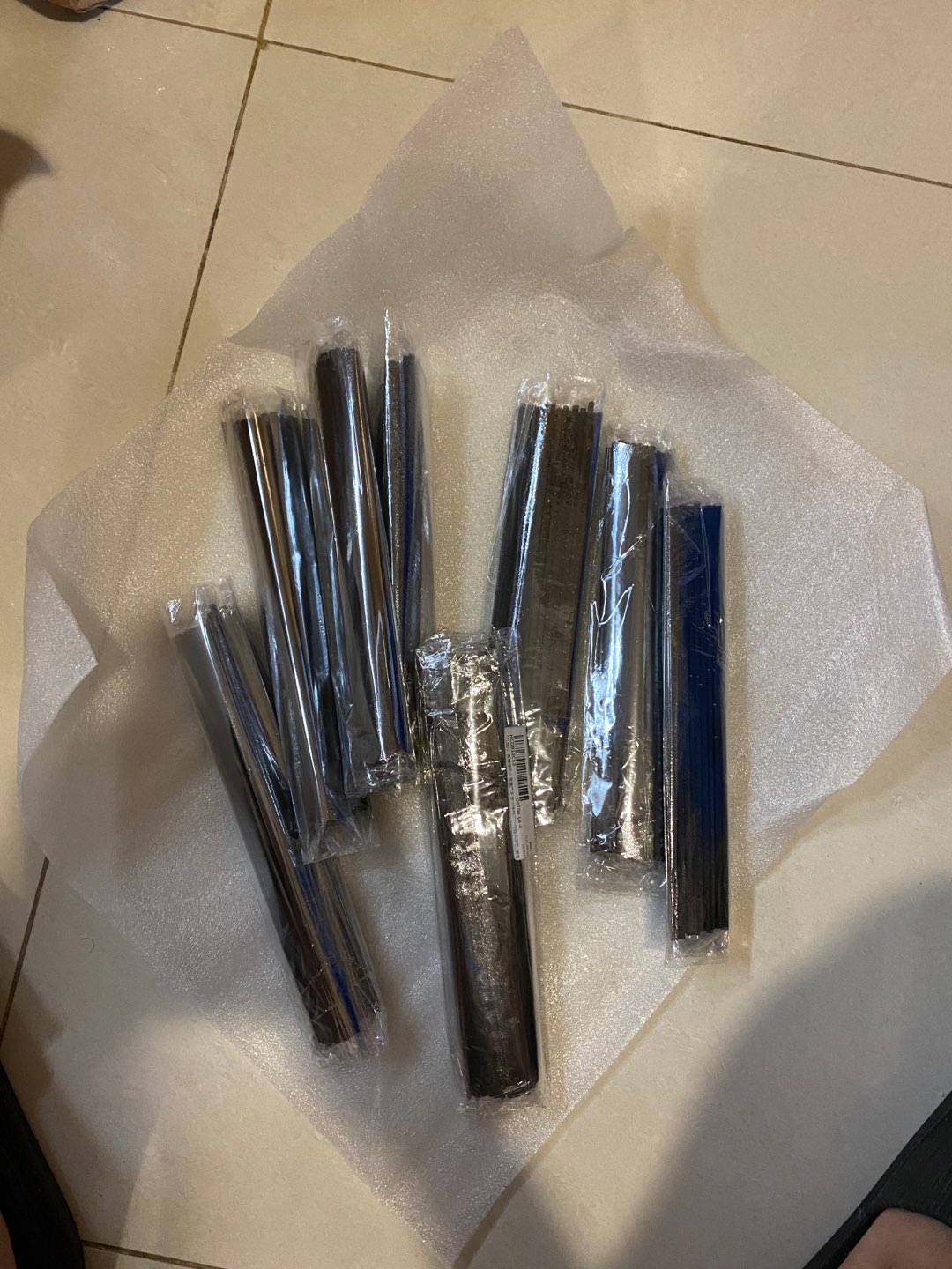 Stick Diffuser Bahan Rotan Fiber Reed Warna Hitam Ukuran 20cm 3mm Handmade Untuk Dekorasi Rumah