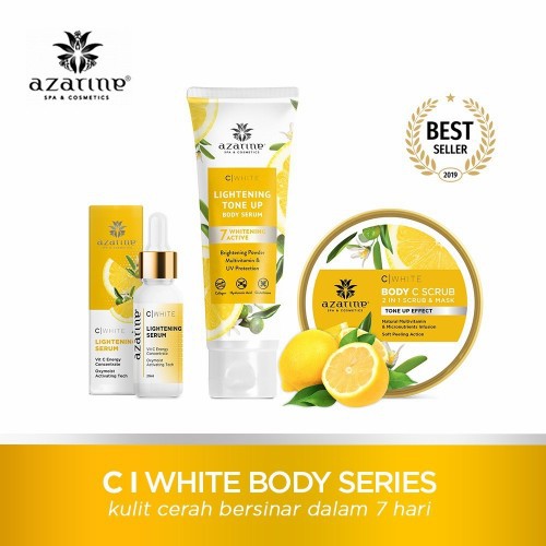 Azarine C White Series Perawatan Tubuh dengan Vitamin C