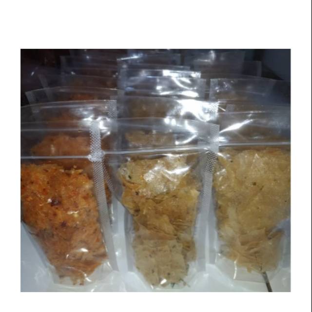 

Kripik kaca/kripik beledag kemasan murah meriah