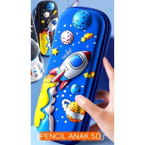 

*RadenaAbadi* Kotak Pensil Bahan Eva Timbul 6D Karakter Lucu