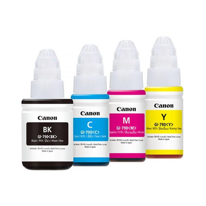 TINTA CANON GI - 790 BLACK / CYAN / MAGENTA / YELLOW ORIGINAL 100%