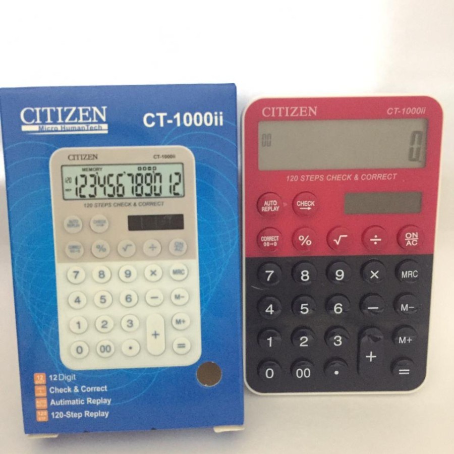 

Kalkulator CITIZEN CT 1000ii 12 Digit / Calculator CT1000ii