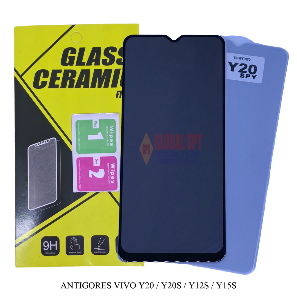 SPY VIVO Y20 / ANTIGORES / TEMPERED GLASS VIVO Y20S / Y12S / Y15S 2020