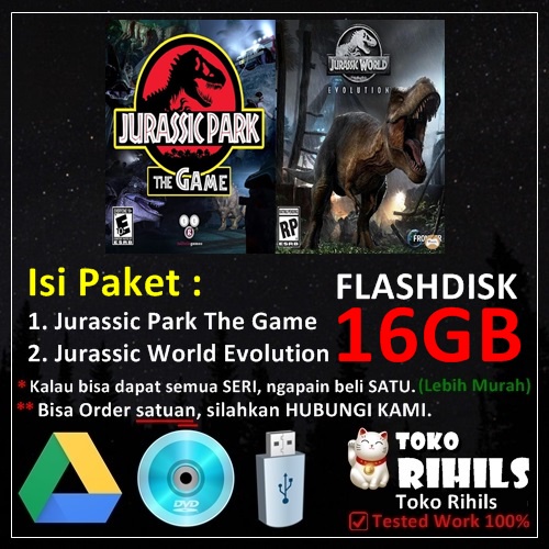 Jurassic Paket Isi 2 Game PC Laptop