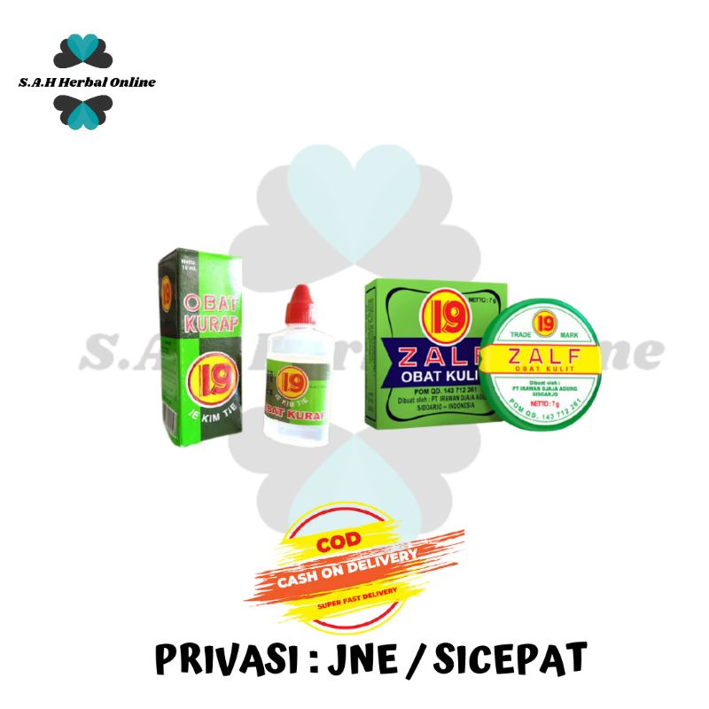 Obat 19 Cair / Salep 19 Obat Kutu Air Panu Kudis Kurap