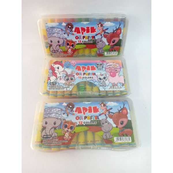 

Crayon 12 warna apik