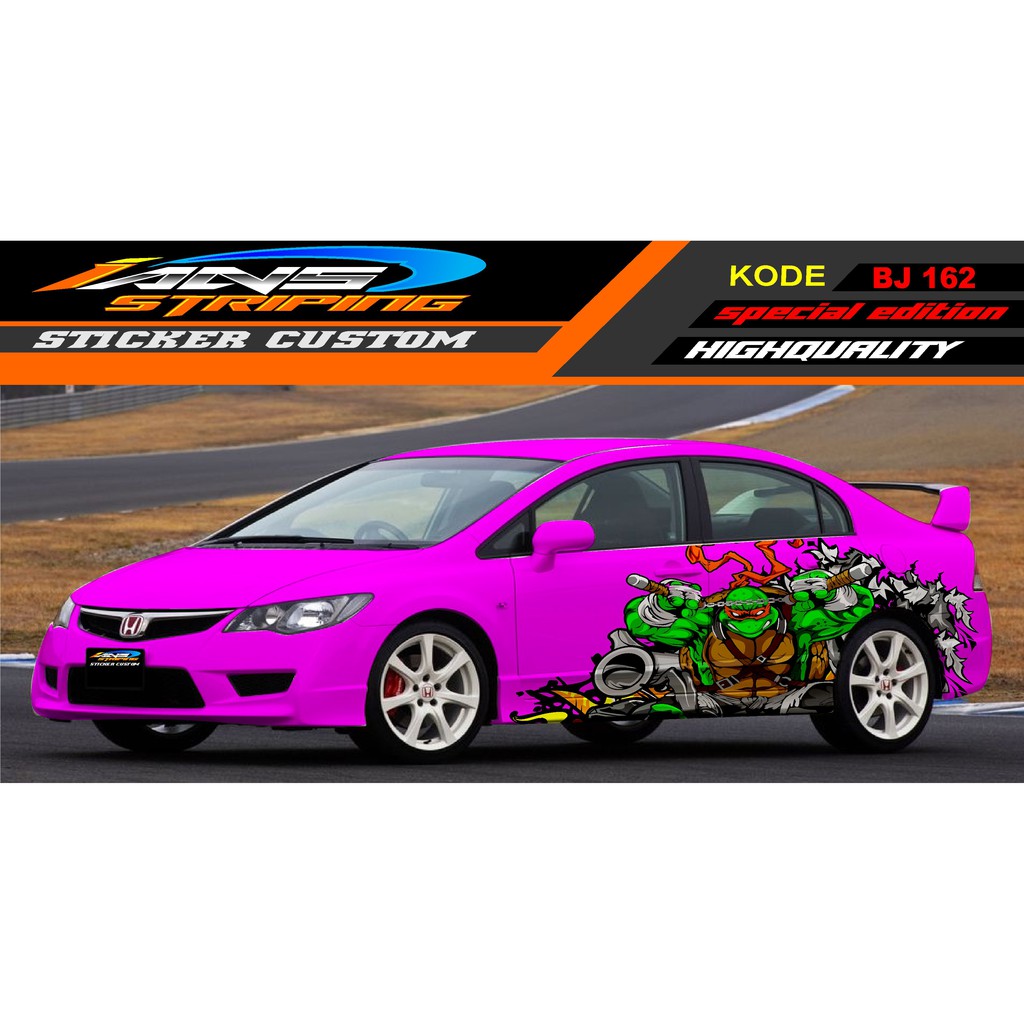 STICKER VARIASI MOBIL SEDAN TIMOR CIVIC