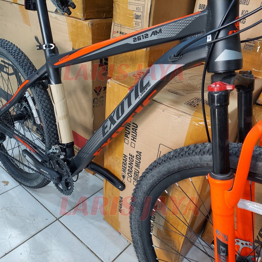 [EKA JAAYA SEPEDA] Sepeda gunung exotic 2612 am 9 speed frame alloy , sepeda mtb 26 inch EXOTIC 2612