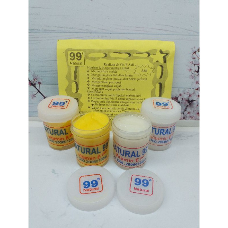 CREAM NATURAL 99 + VITAMIN E / Natural 99 Original Satuan