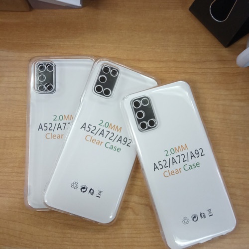 Case OPPO A52 / OPPO A72 / OPPO A92 Casing Clear HD KETEBALAN 2MM BENING TRANSPARAN TPU Premium Softcase