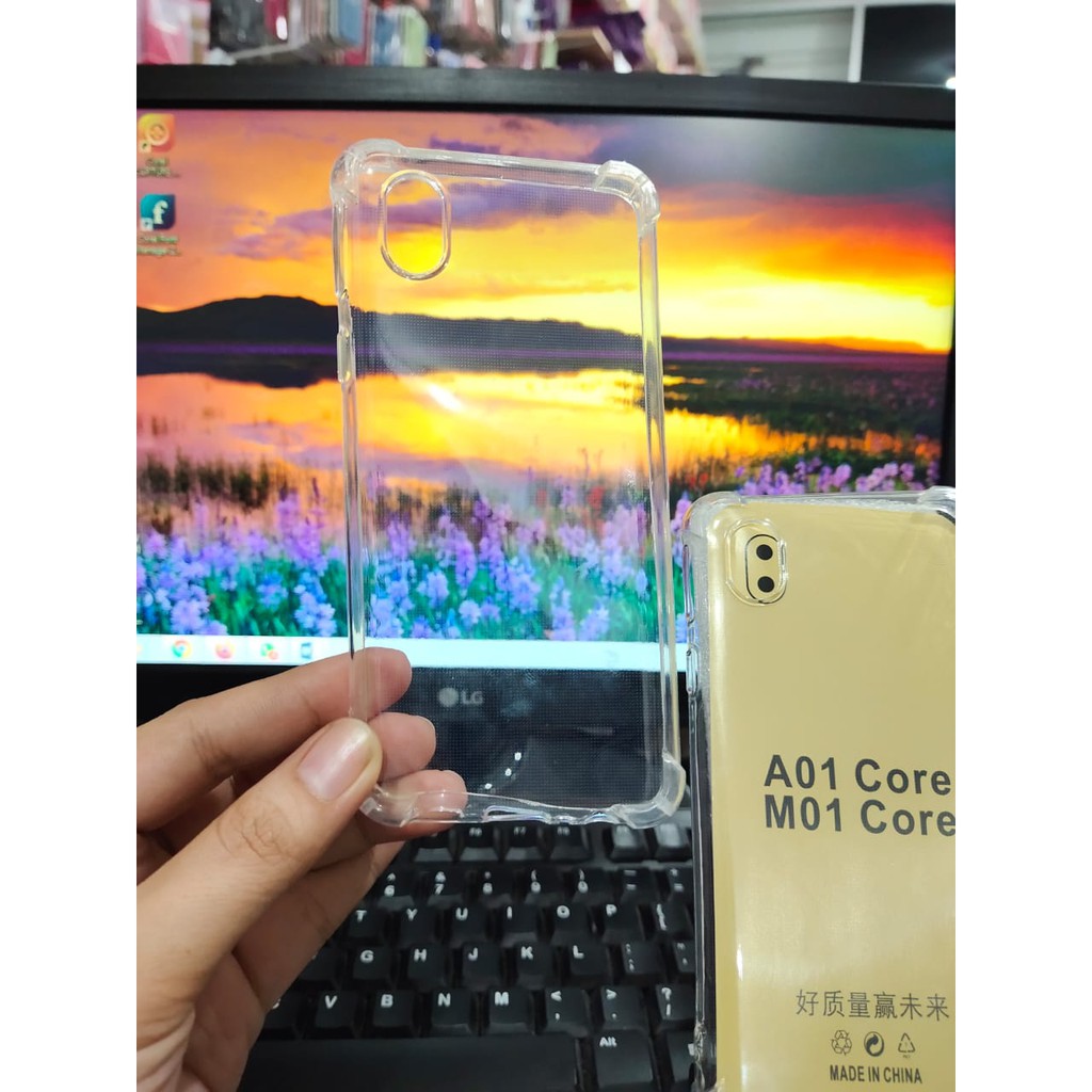 Anti Crack Samsung A01 Core A013F 5.3 inch Soft Case Jelly Tahan Benturan