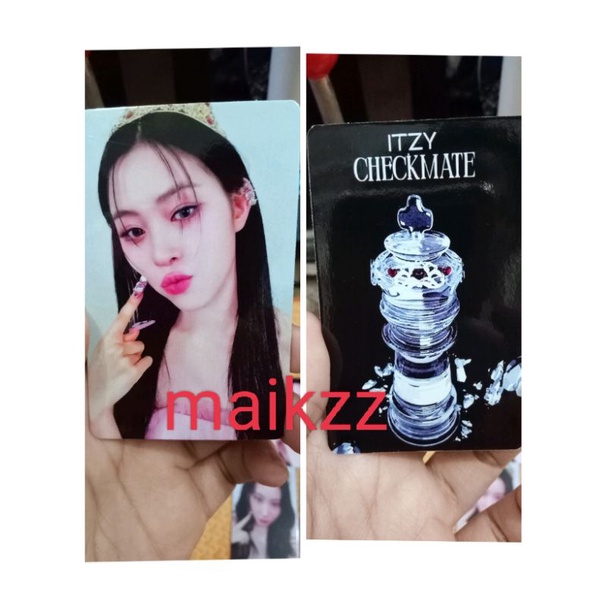 Itzy Checkmate Unofficial Photocard