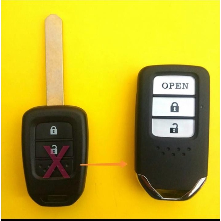 CASING KUNCI LIPAT  FLIPKEY FLIP KEY REMOTE NEW HONDA HRV MOBILIO BRIO