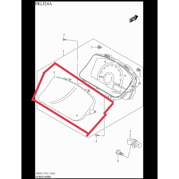 Jual Kaca Speedometer New Carry Tayo Original Sgp Shopee Indonesia