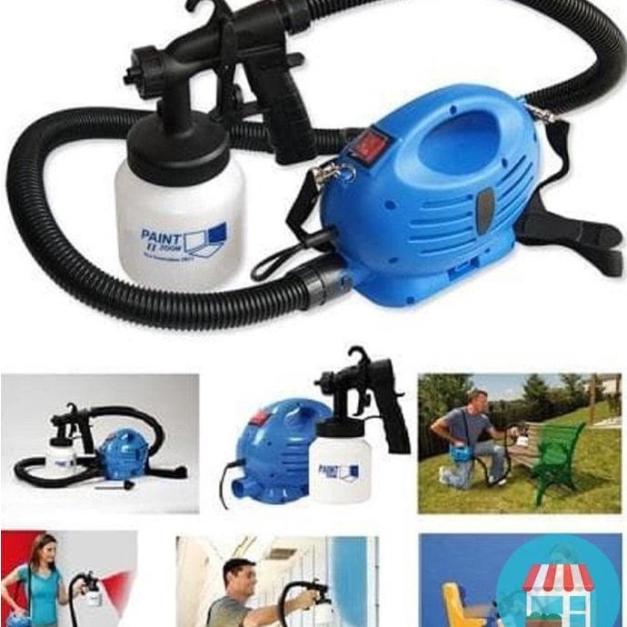 Kompresor Cat Mini Listrik Alat Spray Automatic Gun