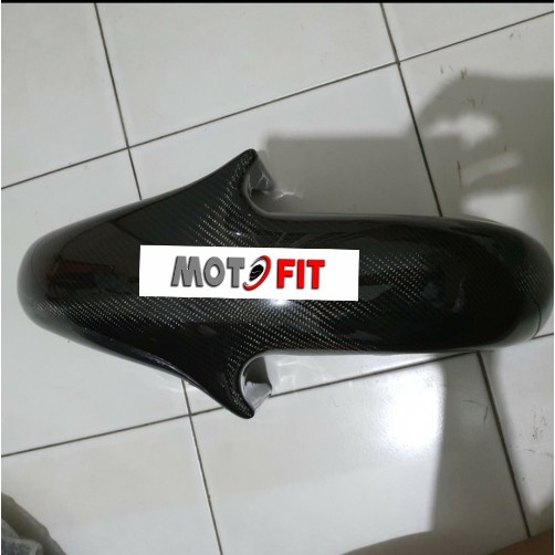 front fender ninja 150 rr spakboard depan ninja 150 rr carbon kevlar