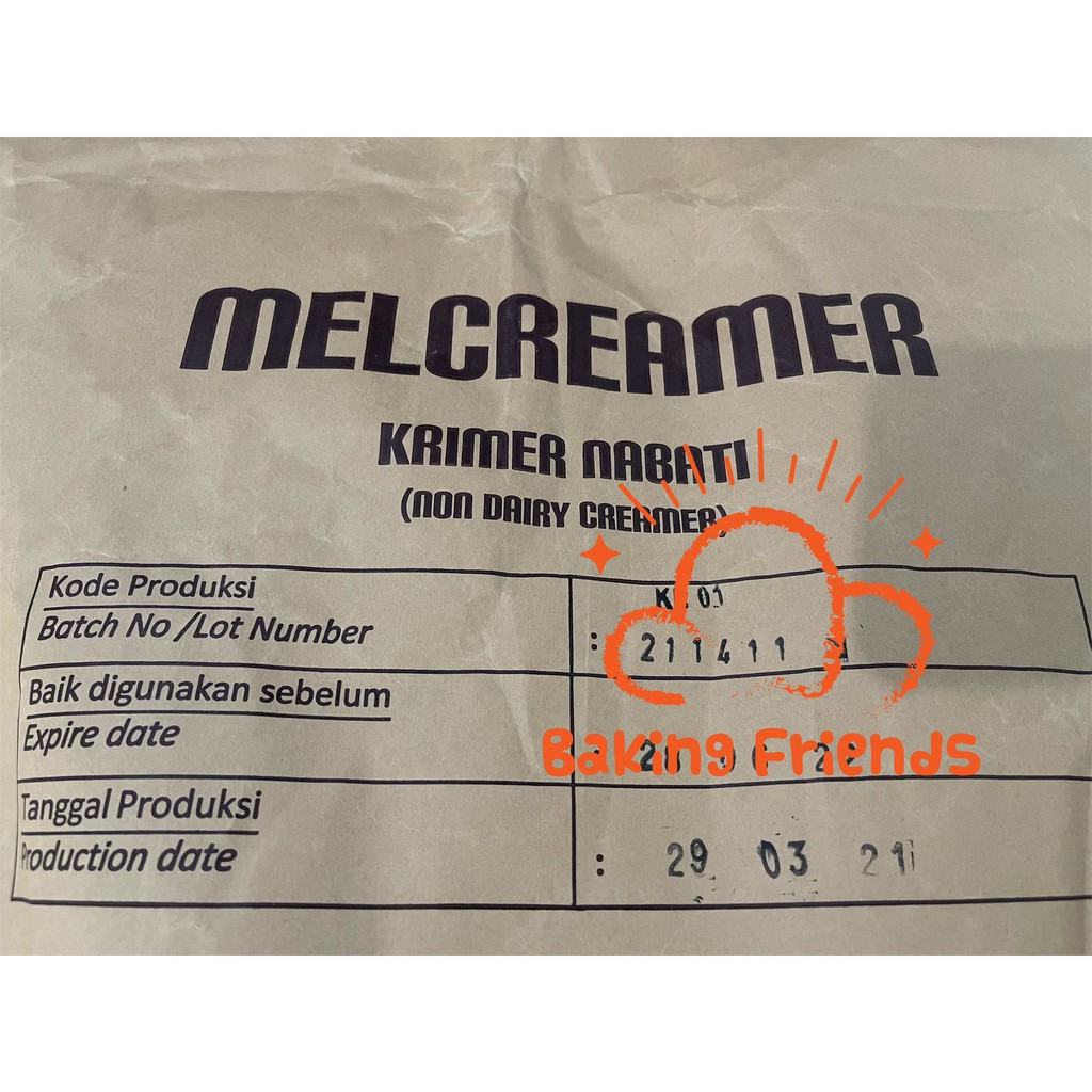 MELCREAMER KR01 BUBUK KRIMER 500GR/NON DAIRY CREAMER POWDER NDC