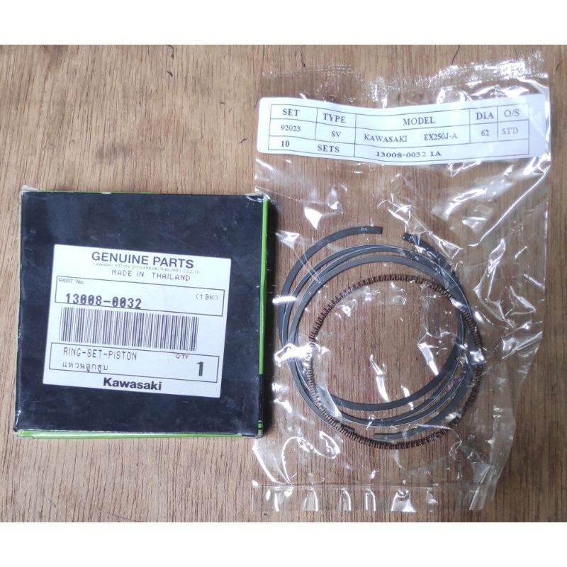 Ring set piston atau ring seher Ninja 250 Fi/Ninja 250 Karburator