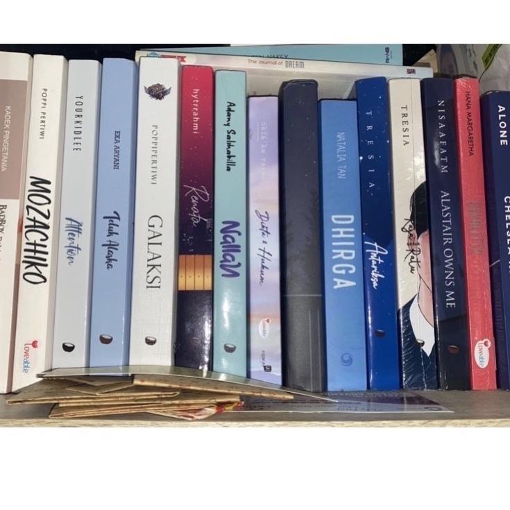<KuG ☼> preloved novel NEW 2,578.0 km , hello cello, 70 mil, nuraga, rajewali, lavender, auralaska, 