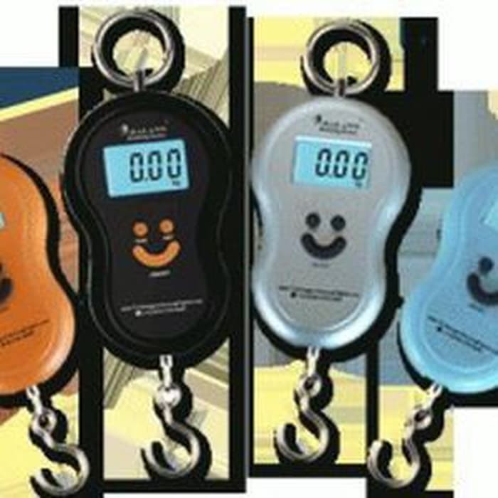 TIMBANGAN DIGITAL GANTUNG BULAT 50 KG portable / Timbangan Smile