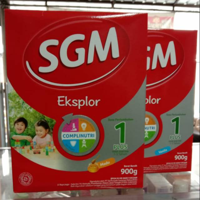 

SGM EXPLORER 1PLUS, USIA 1-3 THN, RASA MADU & VANILLA - 900GR