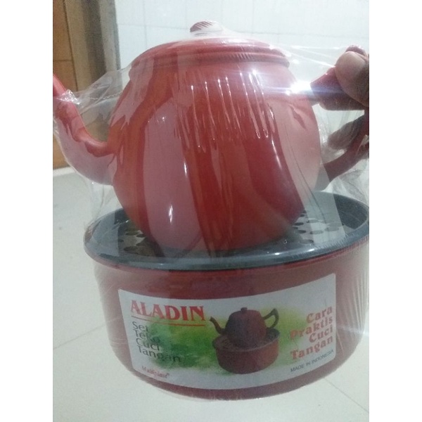 Set Teko Cuci Tangan / Wadah Cuci Tangan / Ceret/Teko Plastik