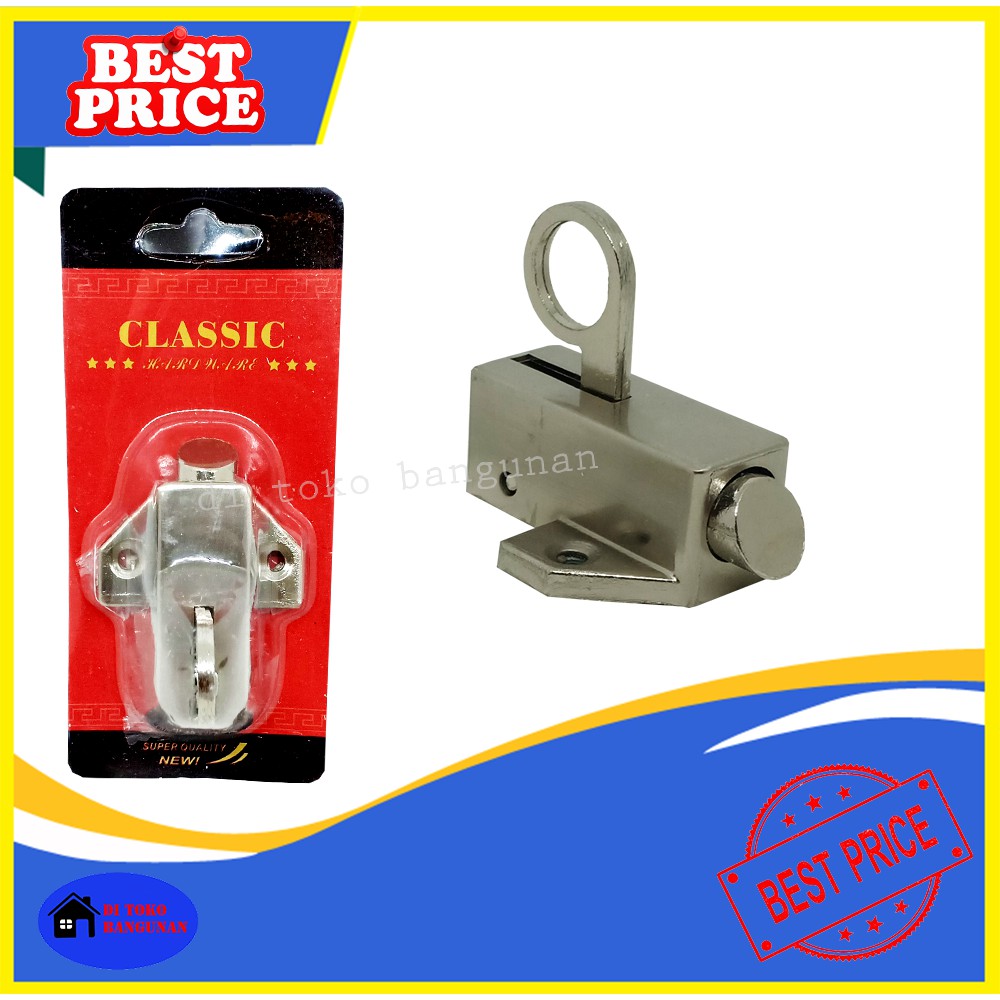 Grendel Kunci Jendela Kotak Spring Knife 2 inch Classic