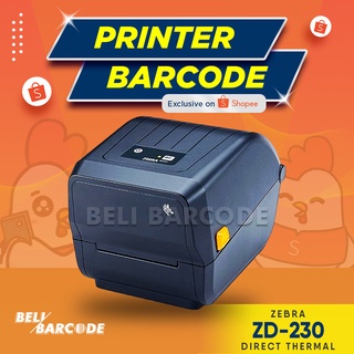 Zebra ZD230 Printer Barcode Cetak Label Direct Thermal Transfer 203 dpi