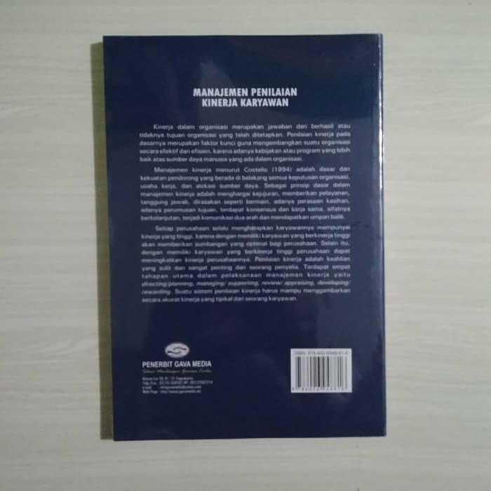 Buku Manajemen Penilaian Kinerja karyawan Bintoro Gavamedia 2017-1