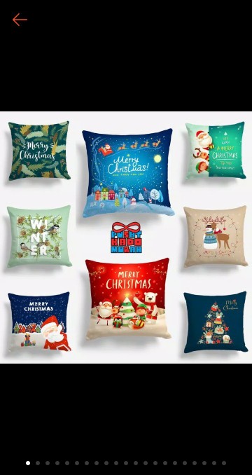 Bantal Sofa Edisi Natal / Christmas Edition / Souvenir Natal
