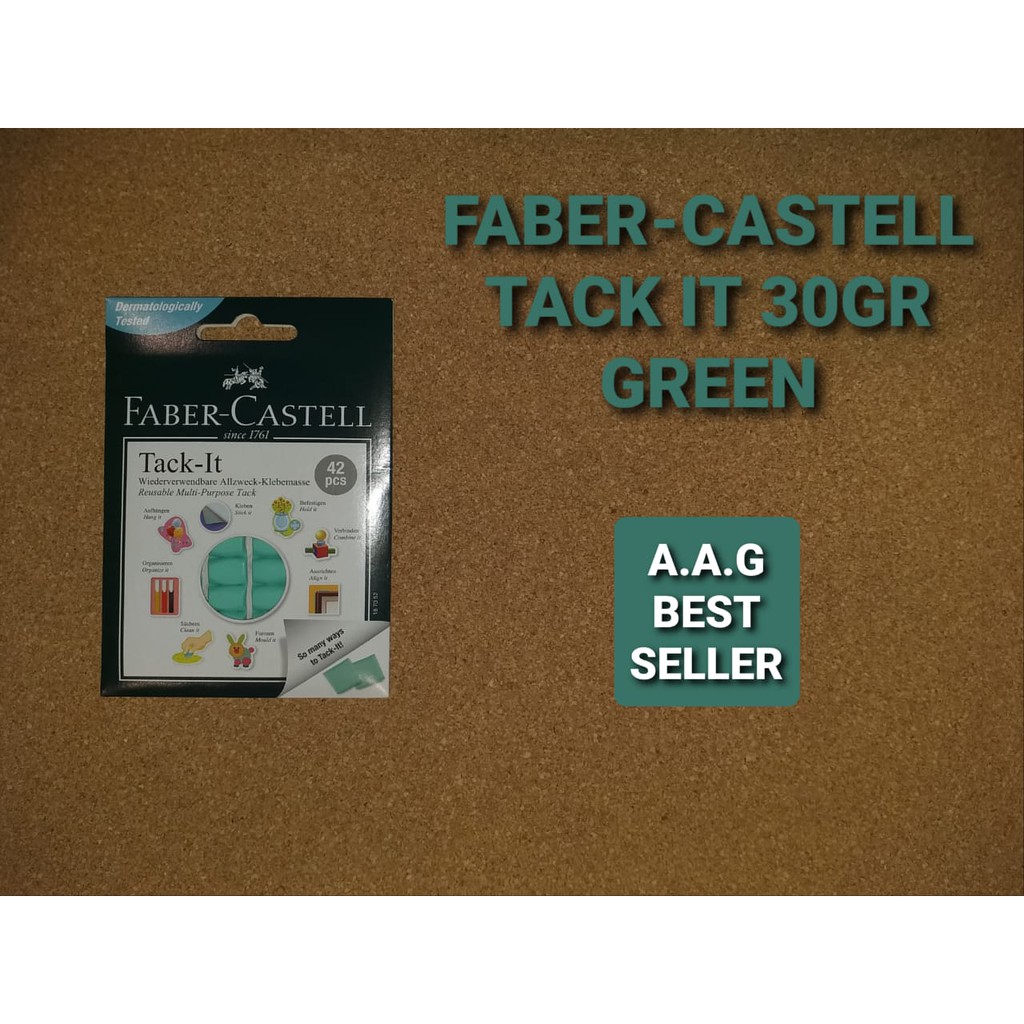 

FABER-CASTELL TACK IT 30 GR GREEN