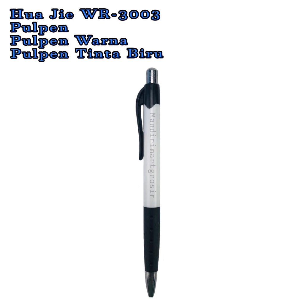 Pulpen *Hua Jie WR-3003 * Pulpen Warna * Pulpen Tinta Biru