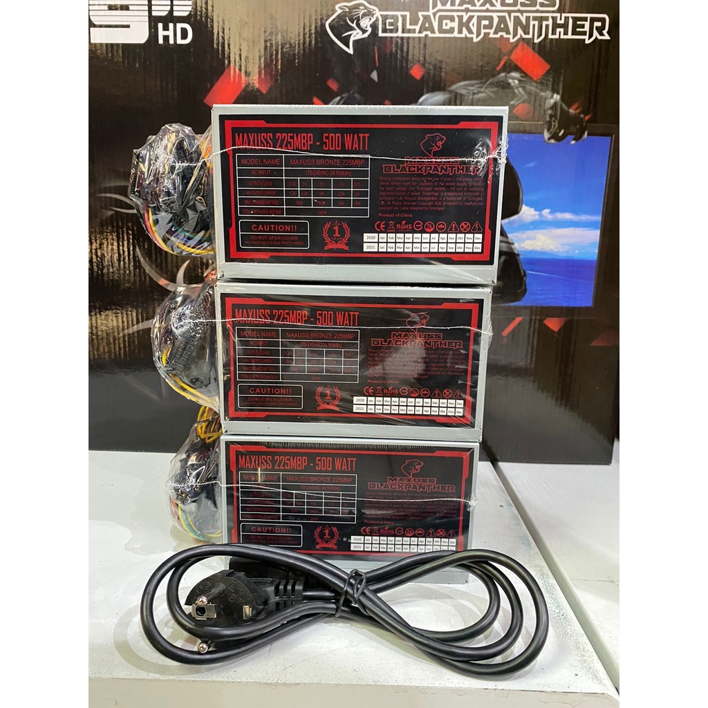 PSU Black Panther 235MBP 500w Power Supply Mantap Jos GAndos