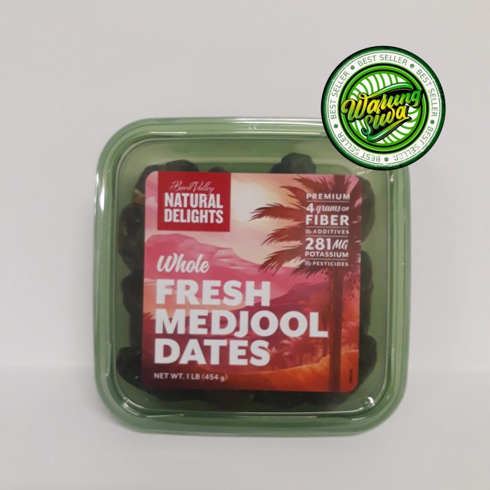 

Kurma natural delights whole fresh medjool dates 454gram
