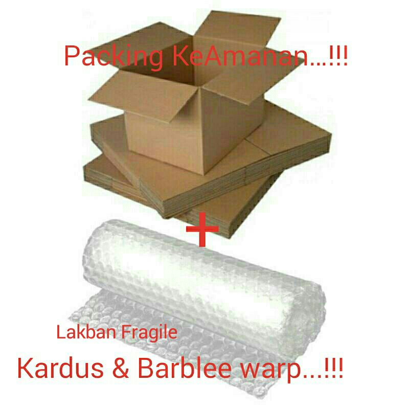 

Packing Tambahan Kardus & Bubble Wrap..!!!