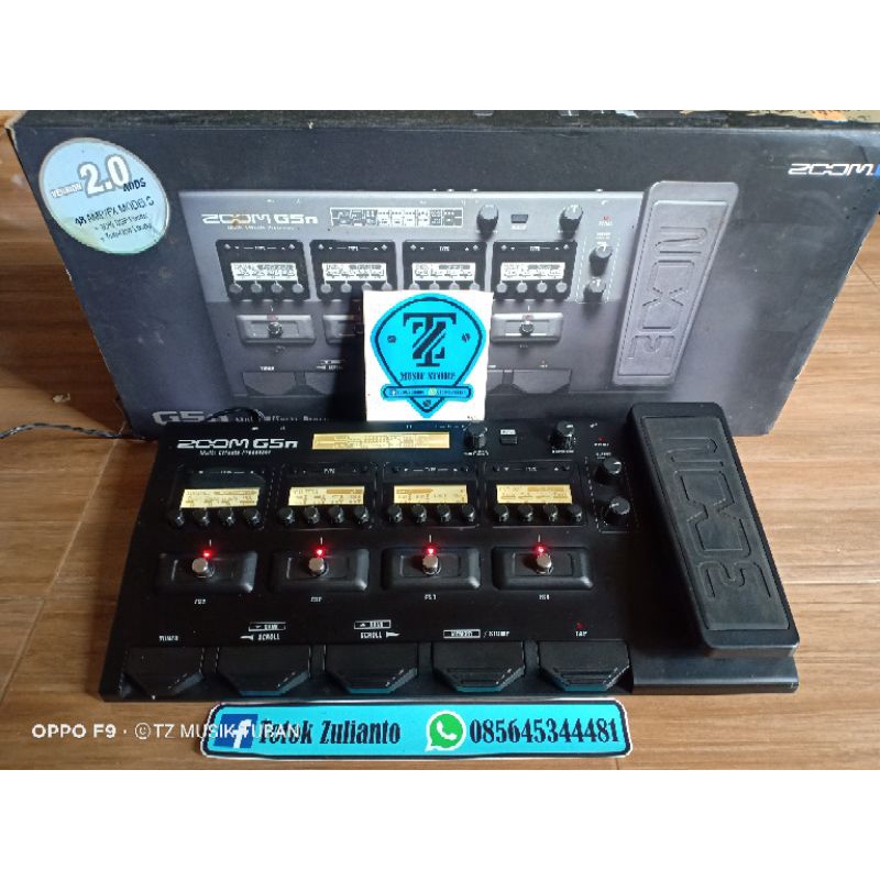 efek gitar zoom g5n