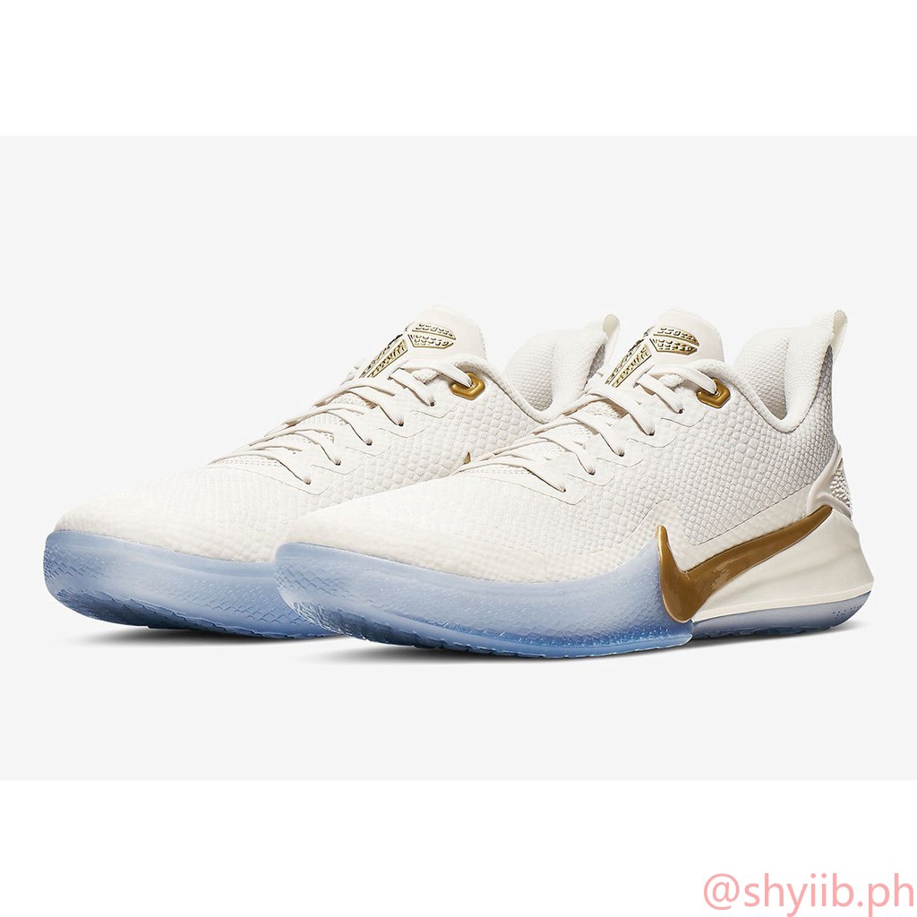 Nike Kobe Mamba Focus White Gold ukuran 