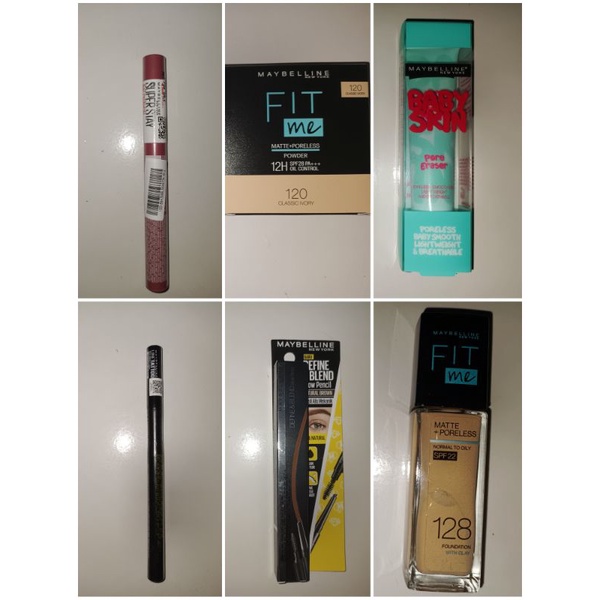 Jual Garnier Micellar Water, Maybelline Product Compac Powder Lip