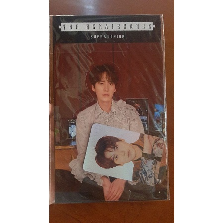 MD KYUHYUN SUPER JUNIOR THE RENAISSANCE (SEALED) / HOLO PHOTOCARD
